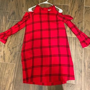 Loft cold shoulder dress